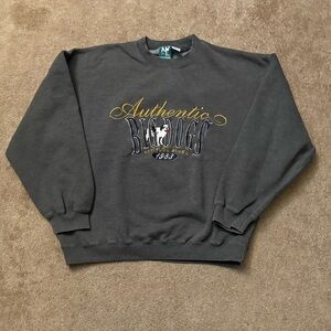 Vintage Big Dogs Baggy Oversized Sweatshirt Mens M Pullover Authentic Dog Art